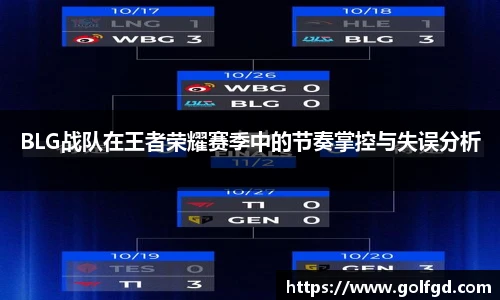 BLG战队在王者荣耀赛季中的节奏掌控与失误分析